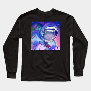 Astronaut Bear Long Sleeve T-Shirt